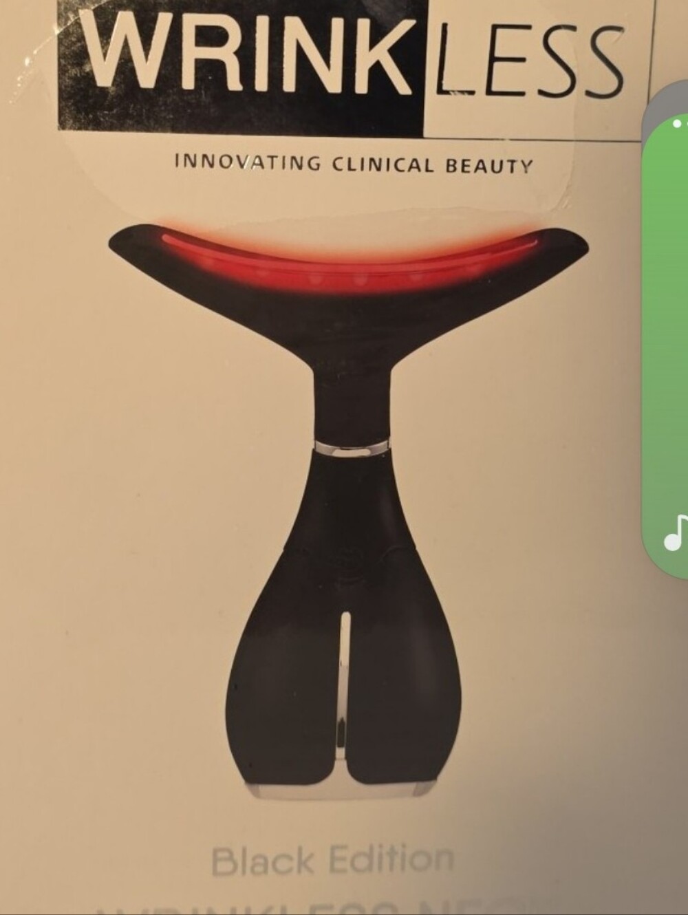 The L'Core Paris Wrinkless Neck Innovating Clinical Beauty Black Edition NEW